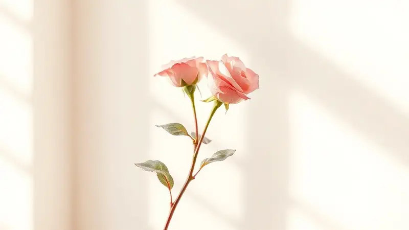 رسم توضيحي هادئ يعبّر عن الحب والتعلّق